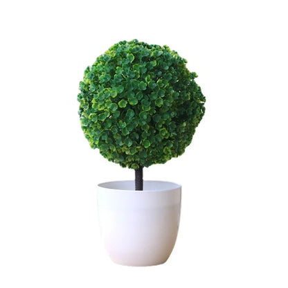 1pc plantas artificiais bonsai pequena árvore simulação plantas flores falsas mesa vaso ornamentos decoração para casa hotel jardim decoração