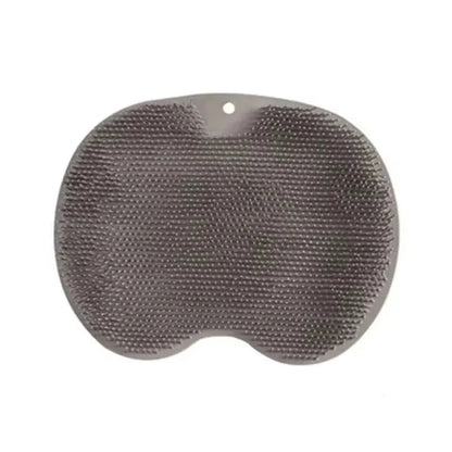 Lavar a escova dos pés limpador do corpo esponja de silicone banho massagem esteira chuveiro volta escova fixado na parede tapete de lavagem dos pés com ventosa