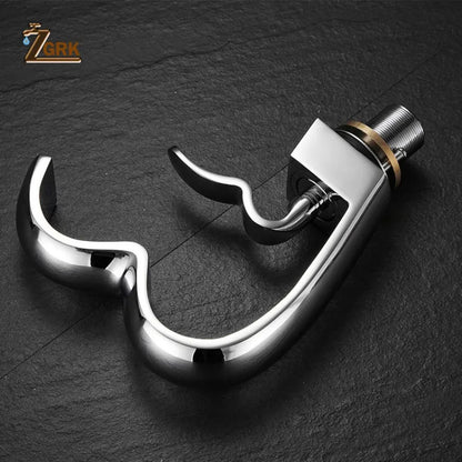 Torneira de cachoeira de latão para banheiro Bacia quente e fria Torneira pia em forma de coração criativo Misturador de vaidade de banho