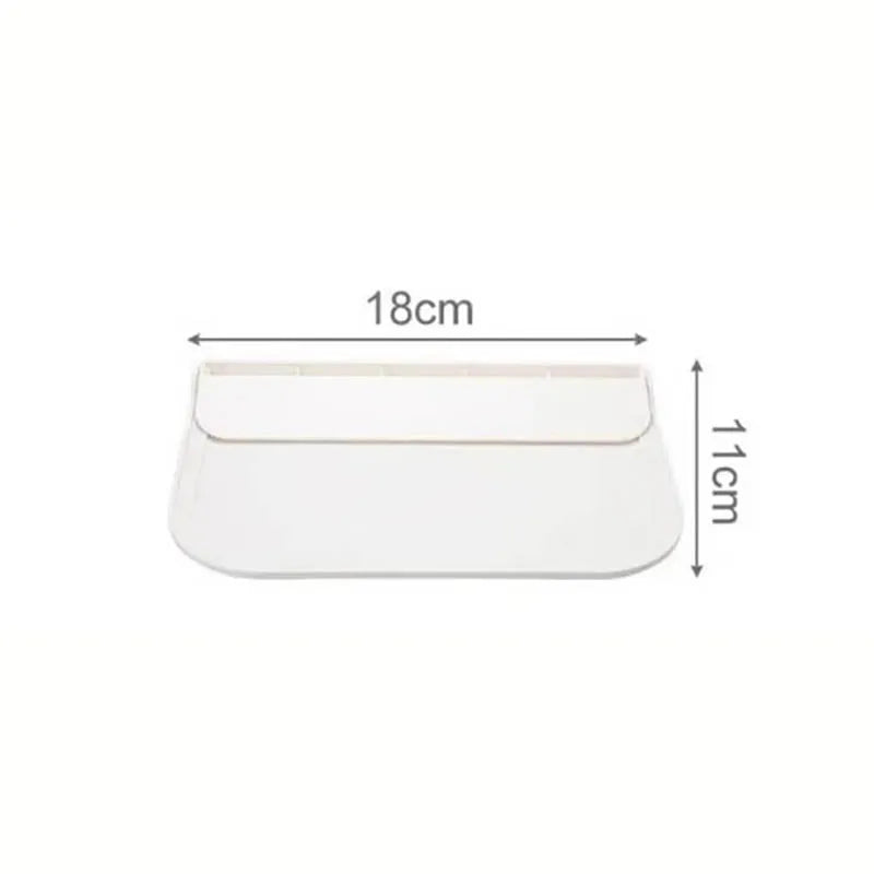 Prateleira de parede dobrável, para banheiro, banheiro, cozinha, cabeceira, armazenamento de telefone sem perfuração, armazenamento de roteador wi-fi, 1 peça