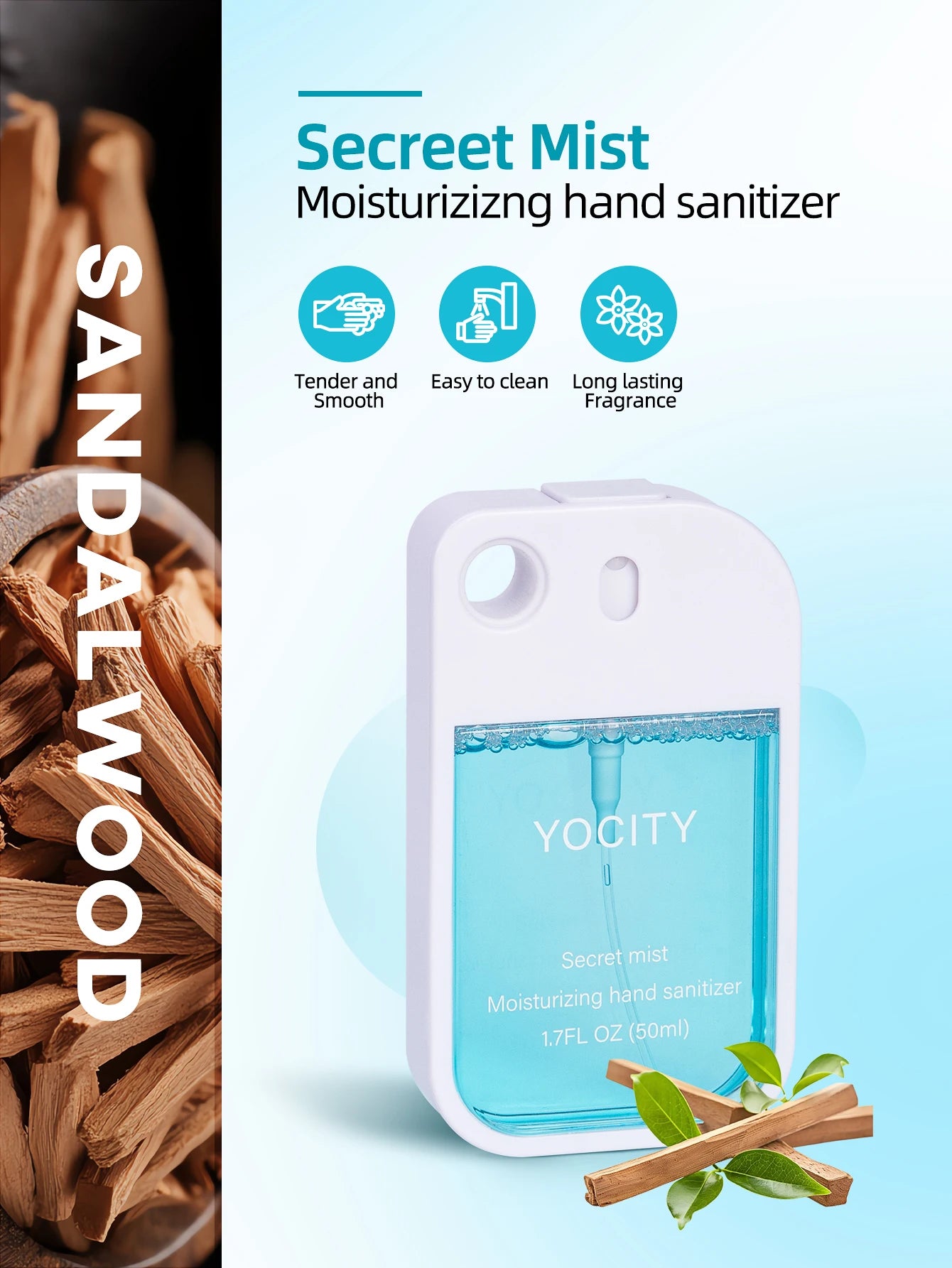 50ml ambientador carro fragrância spray ar fresco fragrância de longa duração banheiro hotel presentes do dia dos namorados desinfetante para as mãos bott