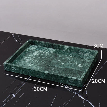 Kit de lavagem de banheiro verde mármore, mercadorias domésticas, produtos de banheiro, garrafa de shampoo, garrafa de sabão, pote de cotonete de algodão, bandeja