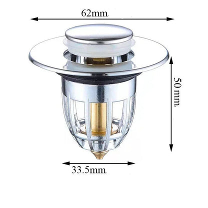 Imprensa bounce bacia pop-up filtro de drenagem do banheiro chuveiro pia filtro plug lavatório pia de cabelo filtro cozinha banheira rolha