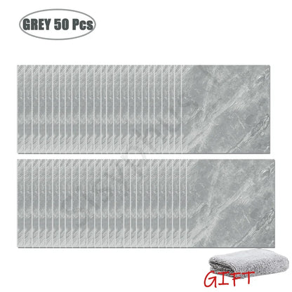 10-50 pçs pvc mármore adesivos de parede auto-adesivo engrossado telha adesivo banheiro à prova dwaterproof água piso adesivo cozinha decoração para casa